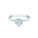 tiffany inspired 6 prong solitaire diamond ring