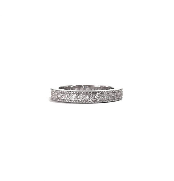 full eternity band with miligrain edge